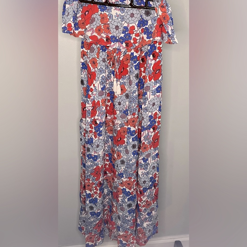 Strapless Floral dress